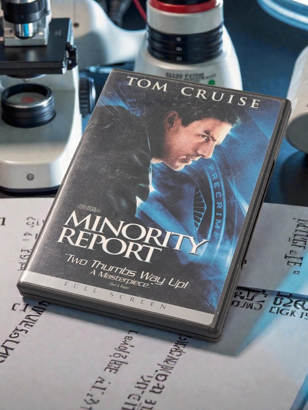 Minority Report DVD 2002 Tom Cruise Spielberg Sci-Fi 2-Disc Set Full Screen